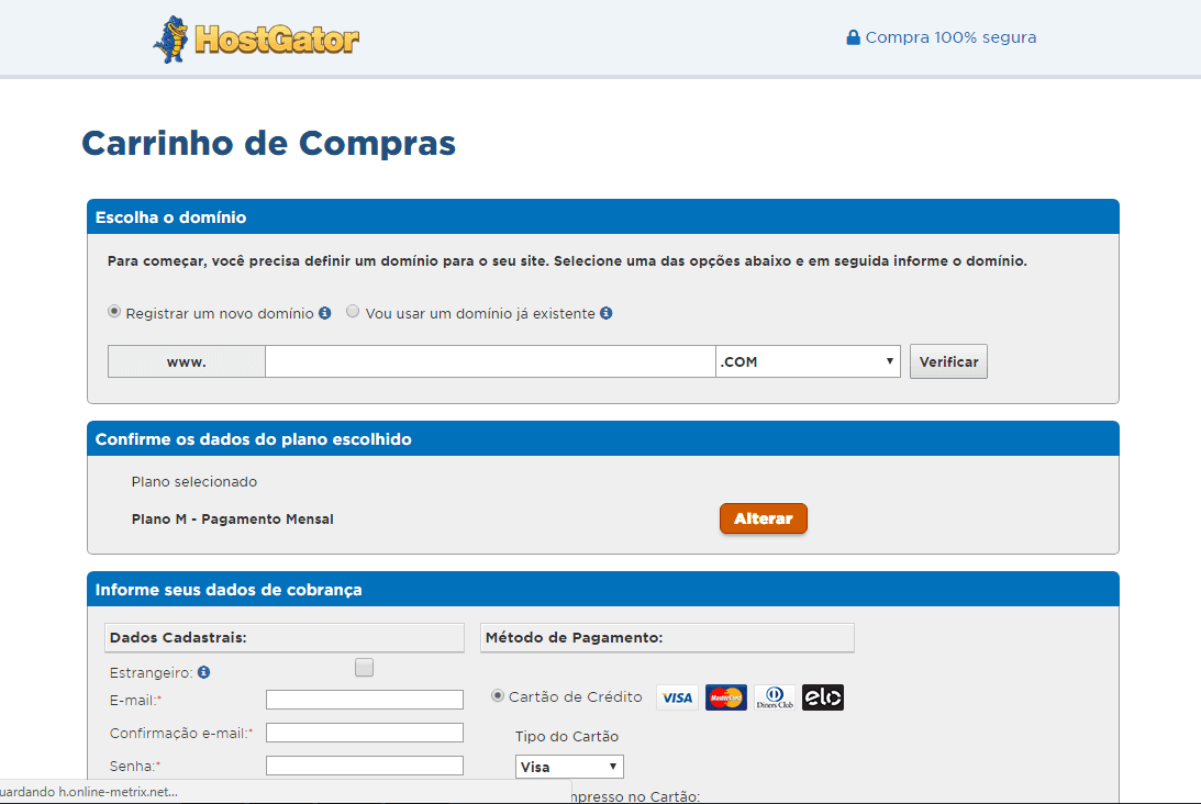 Como criar um blog - contratando a Hospedagem