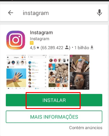 Perfil Comercial no Instagram