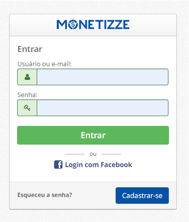 monetizze login