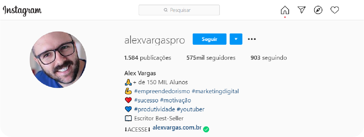 Tenha uma Biografia Atraente no Instagram