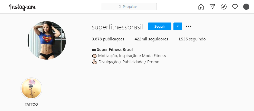 Instagram fitness