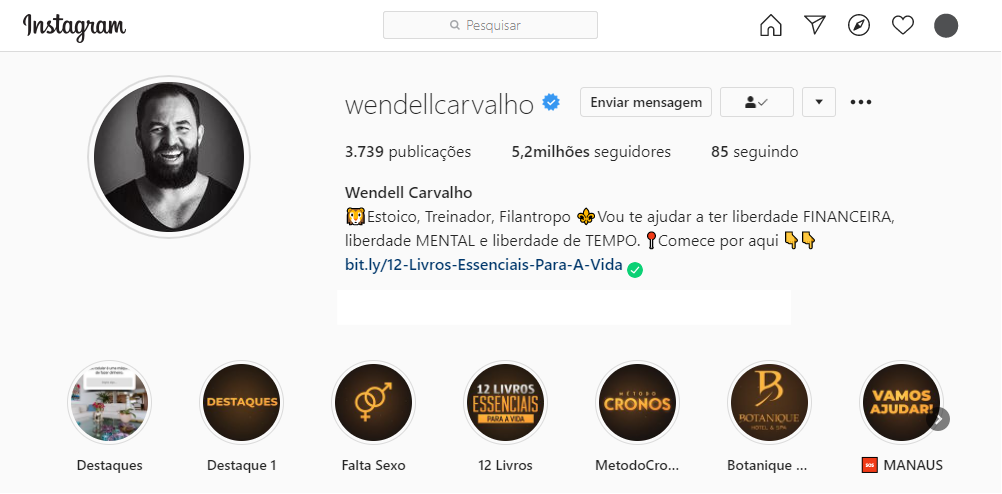 Biografia para Instagram masculino