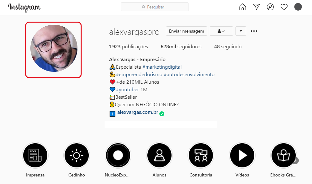 A importância de uma boa foto no perfil do Instagram