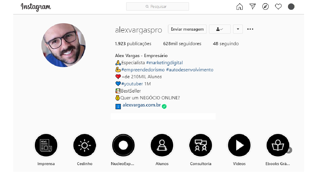 O que é Biografia para Instagram