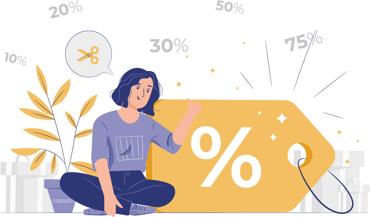 Ofereça descontos cumulativos, isso atrai clientes e fideliza-os.