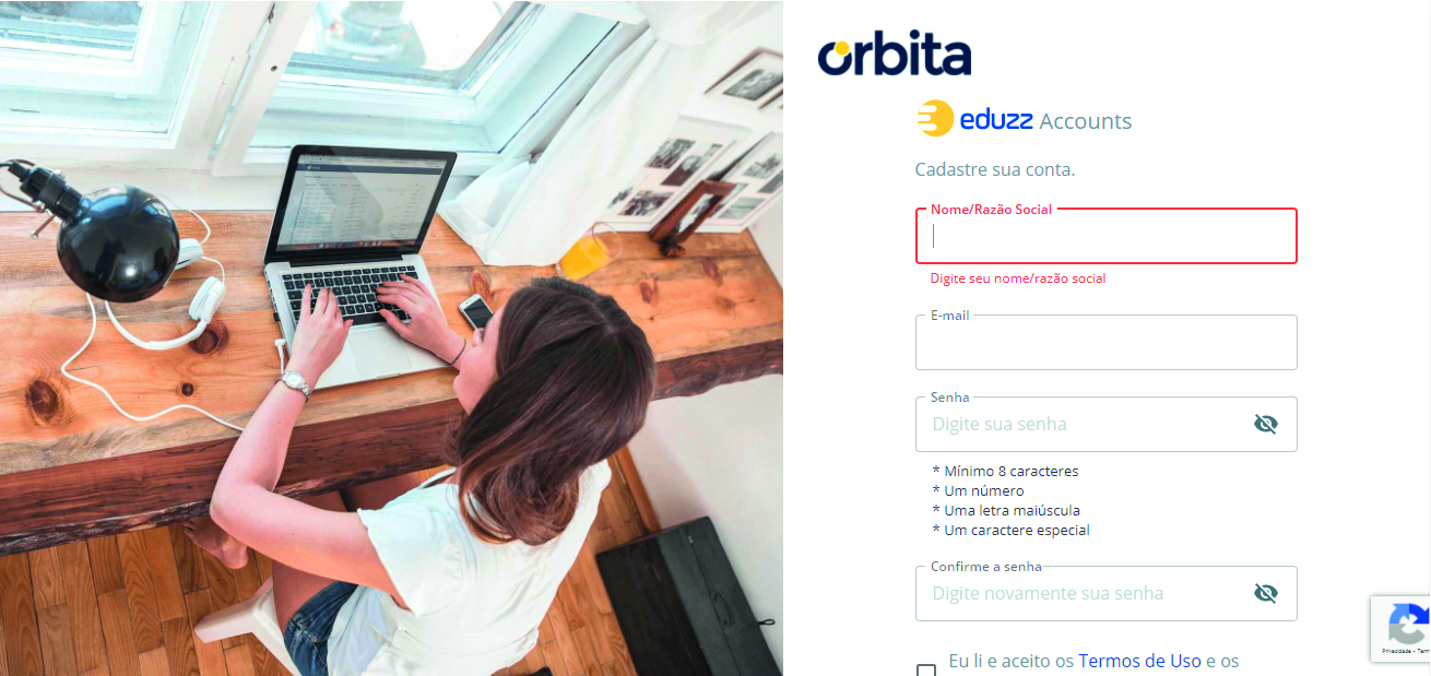 Etapa 2 cadastro na Eduzz