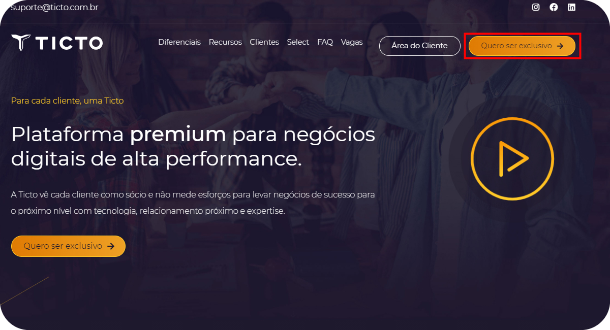 Ticto: O Que é, Como Se Cadastrar e Ganhar Dinheiro na plataforma 3 primeira etapa para se cadastrar na ticto